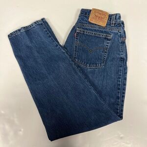 Vintage Levi's 550 Relaxed Fit Tapered Leg Jeans USA Y2K 2000 Women's Sz 18